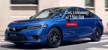 Civic s bonusom až 1 500 EUR