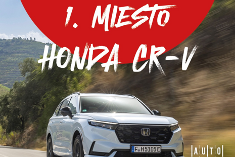 Auto roka SLOVENSKO – HLAS VEREJNOSTI 2024, pozná víťaza. Stala sa ním HONDA CR-V!